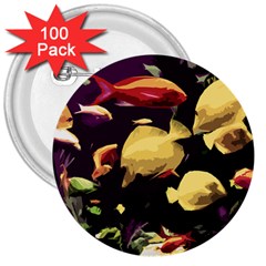 Tropical Fish 3  Buttons (100 Pack)  by Valentinaart