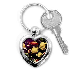 Tropical Fish Key Chains (heart)  by Valentinaart