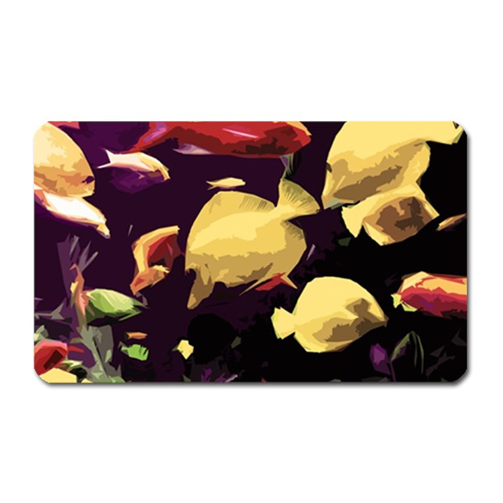 Tropical fish Magnet (Rectangular)