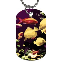 Tropical Fish Dog Tag (one Side) by Valentinaart