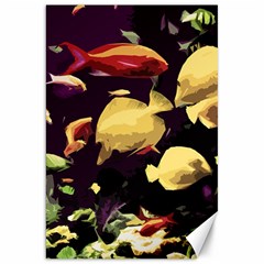 Tropical Fish Canvas 20  X 30   by Valentinaart