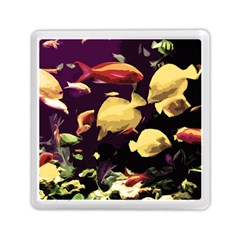 Tropical Fish Memory Card Reader (square)  by Valentinaart