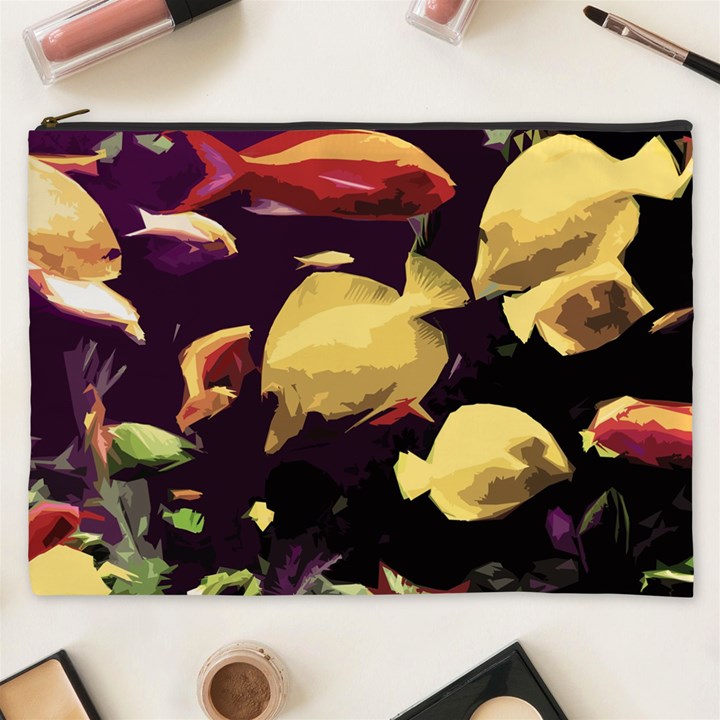 Tropical fish Cosmetic Bag (XXXL) 