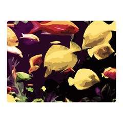 Tropical Fish Double Sided Flano Blanket (mini)  by Valentinaart