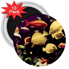 Tropical Fish 3  Magnets (10 Pack)  by Valentinaart