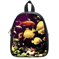 Tropical Fish School Bag (small) by Valentinaart