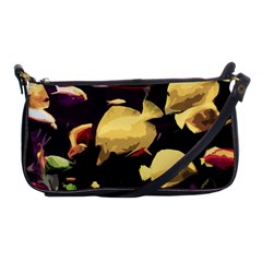 Tropical Fish Shoulder Clutch Bags by Valentinaart