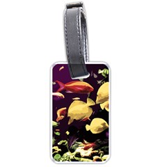 Tropical Fish Luggage Tags (one Side)  by Valentinaart