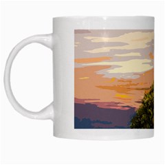 Landscape White Mugs by Valentinaart