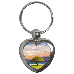 Landscape Key Chains (heart)  by Valentinaart