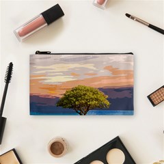 Landscape Cosmetic Bag (small)  by Valentinaart