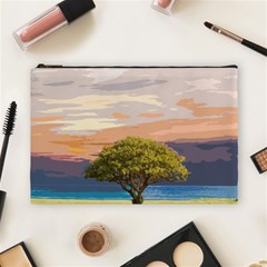 Landscape Cosmetic Bag (large)  by Valentinaart