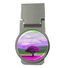 Landscape Money Clips (round)  by Valentinaart