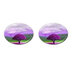 Landscape Cufflinks (oval) by Valentinaart