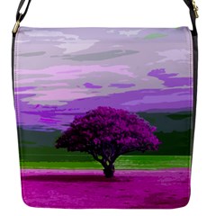 Landscape Flap Messenger Bag (s) by Valentinaart