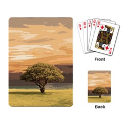 Landscape Playing Card by Valentinaart