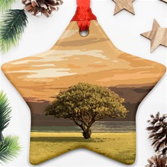 Landscape Star Ornament (two Sides) by Valentinaart