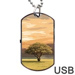 Landscape Dog Tag USB Flash (One Side) Front