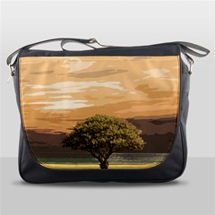 Landscape Messenger Bags by Valentinaart