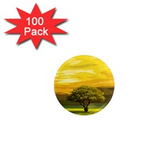 Landscape 1  Mini Magnets (100 Pack)  by Valentinaart