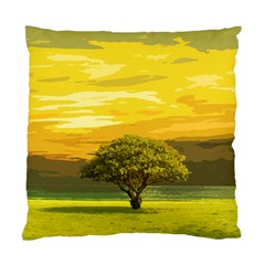 Landscape Standard Cushion Case (two Sides) by Valentinaart