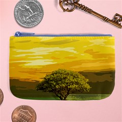 Landscape Large Coin Purse by Valentinaart