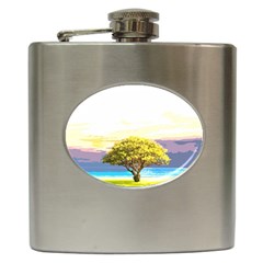 Landscape Hip Flask (6 Oz) by Valentinaart