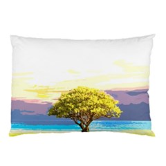 Landscape Pillow Case by Valentinaart