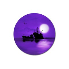 Open Sea Magnet 3  (round) by Valentinaart