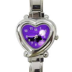 Open Sea Heart Italian Charm Watch by Valentinaart