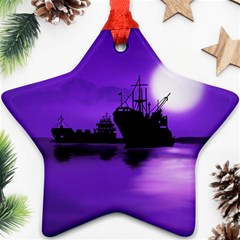 Open Sea Star Ornament (two Sides) by Valentinaart