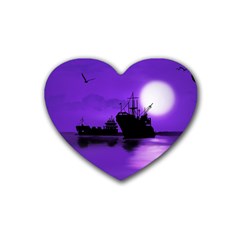 Open Sea Heart Coaster (4 Pack) 