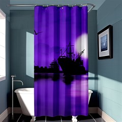 Open Sea Shower Curtain 36  X 72  (stall)  by Valentinaart