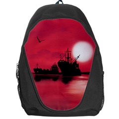 Open Sea Backpack Bag by Valentinaart