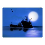 Open sea Double Sided Flano Blanket (Mini)  35 x27  Blanket Front