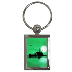 Open Sea Key Chains (rectangle)  by Valentinaart