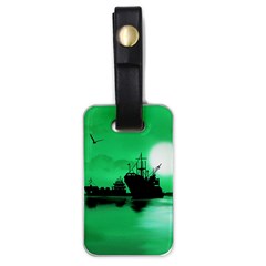 Open Sea Luggage Tags (one Side)  by Valentinaart