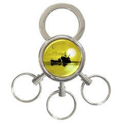 Open Sea 3-ring Key Chains by Valentinaart