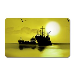 Open Sea Magnet (rectangular) by Valentinaart