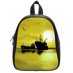 Open Sea School Bag (small) by Valentinaart