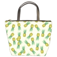 Pineapples Pattern Bucket Bags by Valentinaart