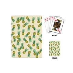 Pineapples Pattern Playing Cards (mini)  by Valentinaart