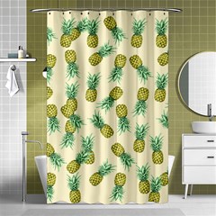 Pineapples Pattern Shower Curtain 48  X 72  (small)  by Valentinaart