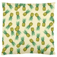 Pineapples Pattern Large Cushion Case (two Sides) by Valentinaart