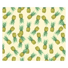 Pineapples Pattern Double Sided Flano Blanket (small)  by Valentinaart