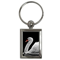 Swan Key Chains (rectangle)  by Valentinaart