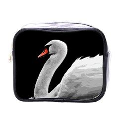 Swan Mini Toiletries Bags by Valentinaart