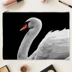 Swan Cosmetic Bag (xxxl)  by Valentinaart