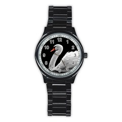 Swan Stainless Steel Round Watch by Valentinaart