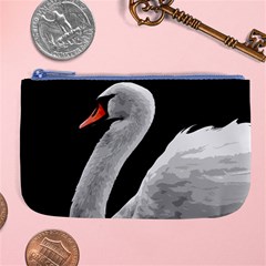 Swan Large Coin Purse by Valentinaart